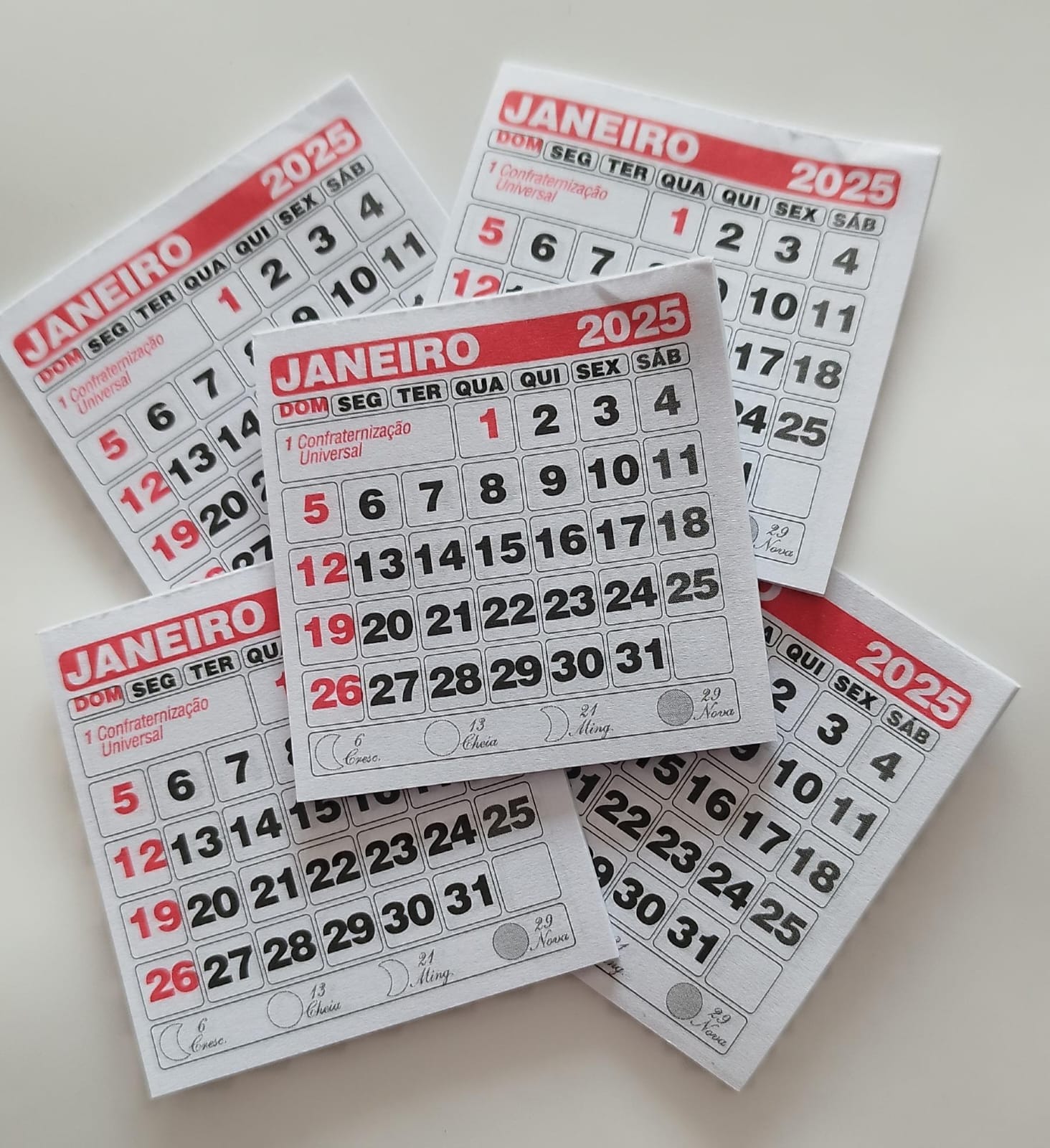 Mini Calendários 2025