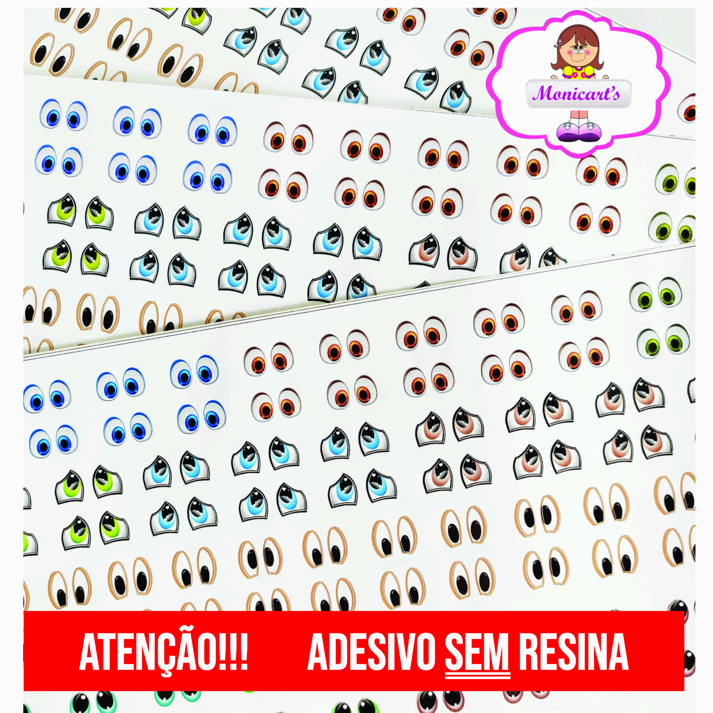 Combo de olhos 2 - Sem Resina