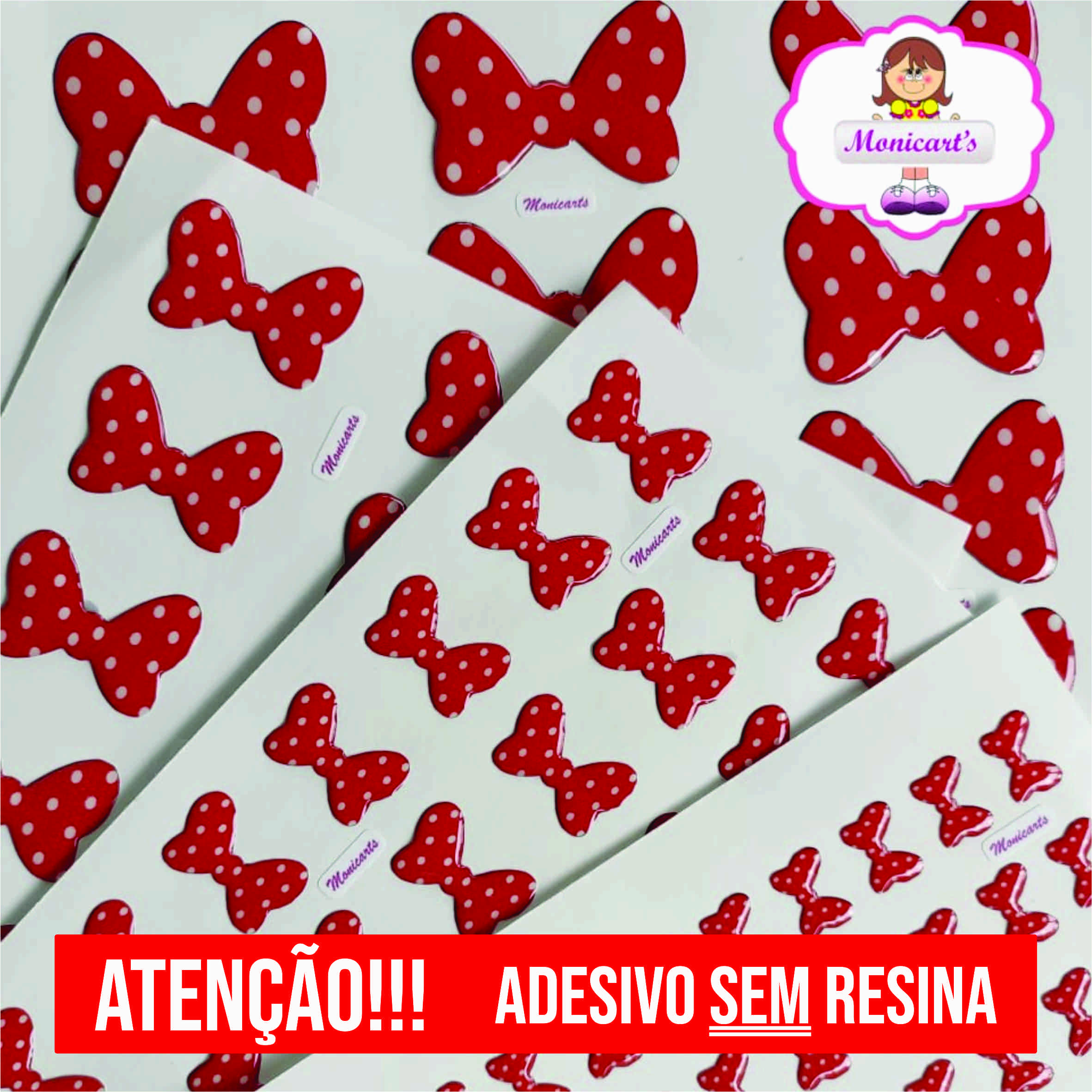 259 Sem Resina - Laço Minie