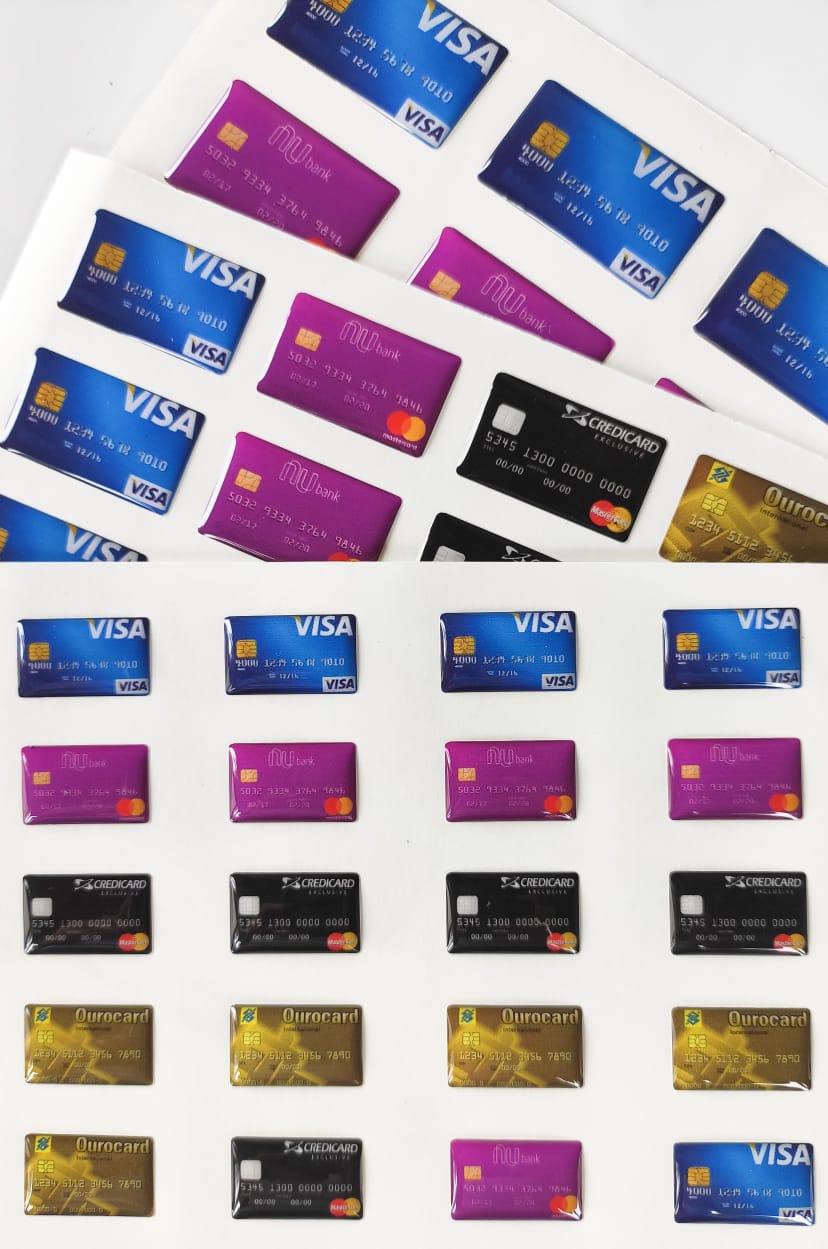 600 Resinado - Cartões de Crédito
