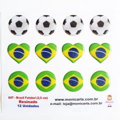 647 - Brasil Futebol Resinado