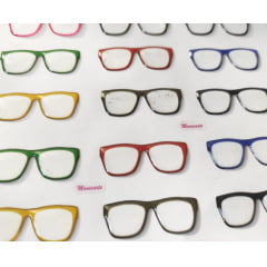 525 Resinado Transparente - Óculos Tradicional
