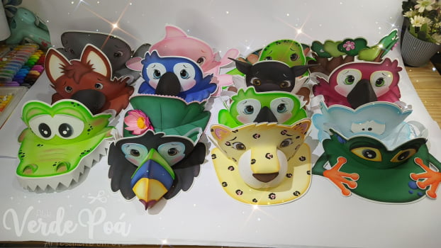 Kit Viseiras Fauna Brasileira - Ateliê Verde Poá